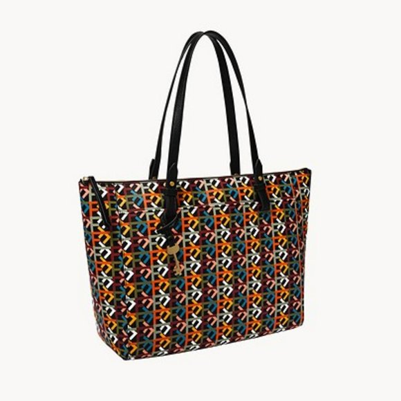 Monogrammed Fossil Rachel Tote - Picture 1 of 4